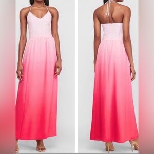 Express pink/lilac maxi dress